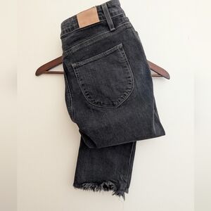 PAIGE Black Hoxton Slim Jeans